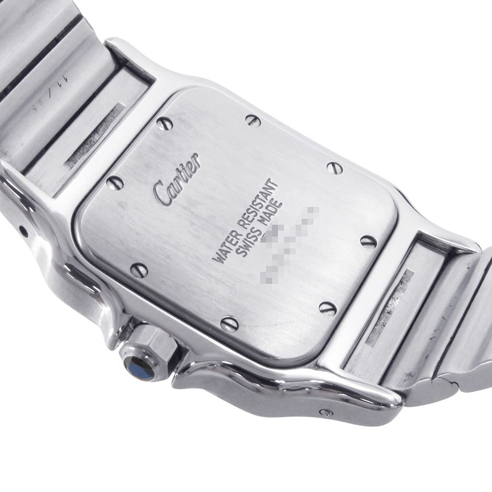 Cartier Santos Galbe LM Watch Ivory Dial — view 9