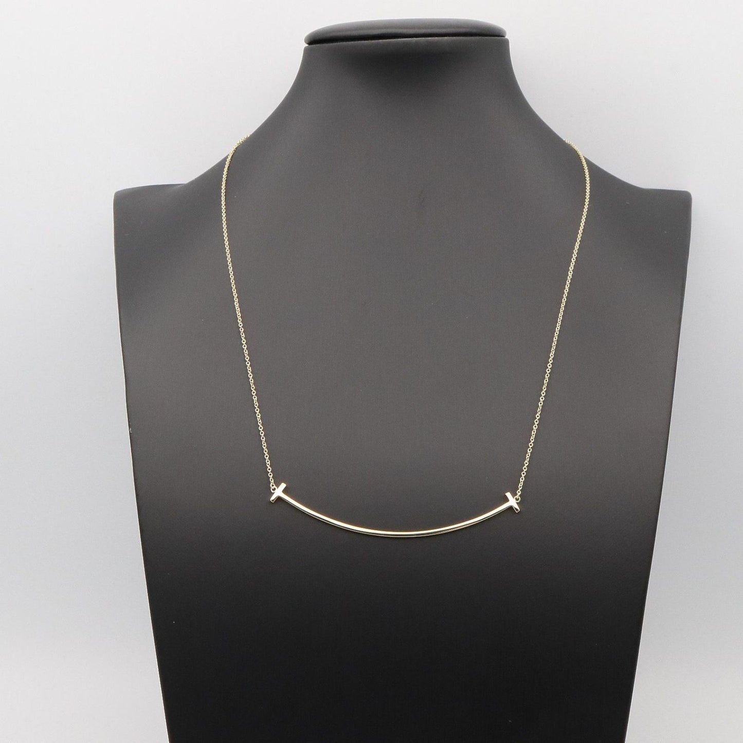 Tiffany & Co Necklace T Smile Large 40 45.5 cm 18k — view 6