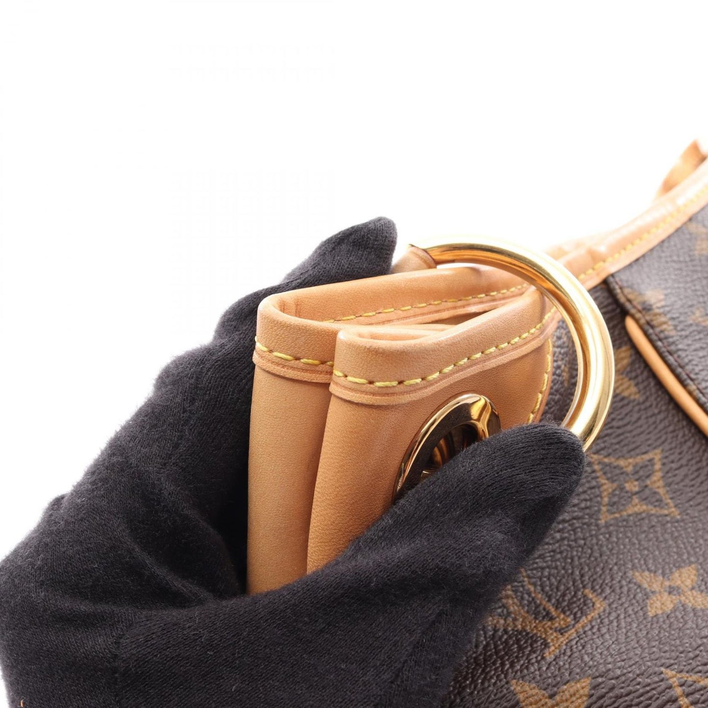 Louis Vuitton Shoulder Bag Galleria PM Canvas Leather — view 9