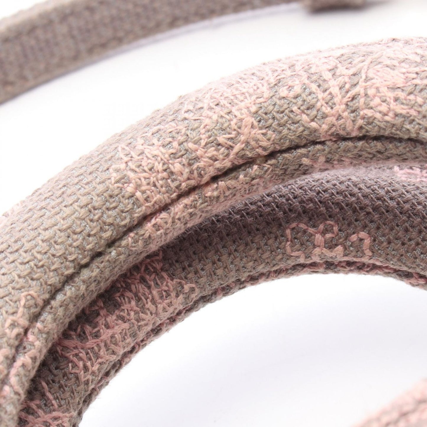 Dior Handbag Lady D-joy 2-Way Pink Gray Canvas — view 7