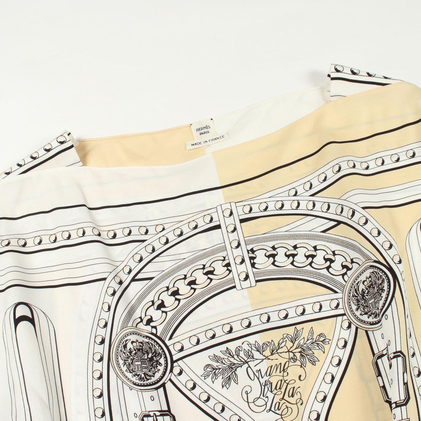 Hermes Dress Twill Rene Grand Tralala Silk — view 6