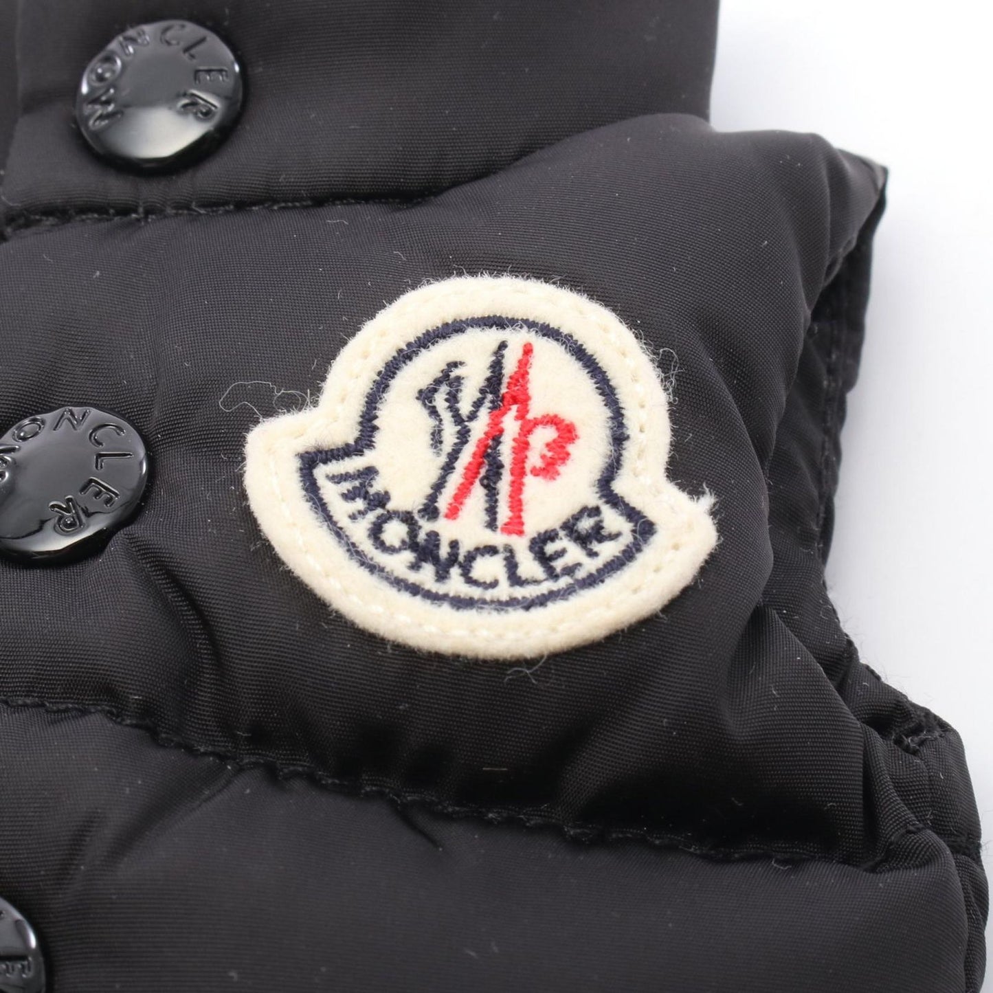 Moncler Charm Vest with Key Ring Black Nylon Leather — view 4