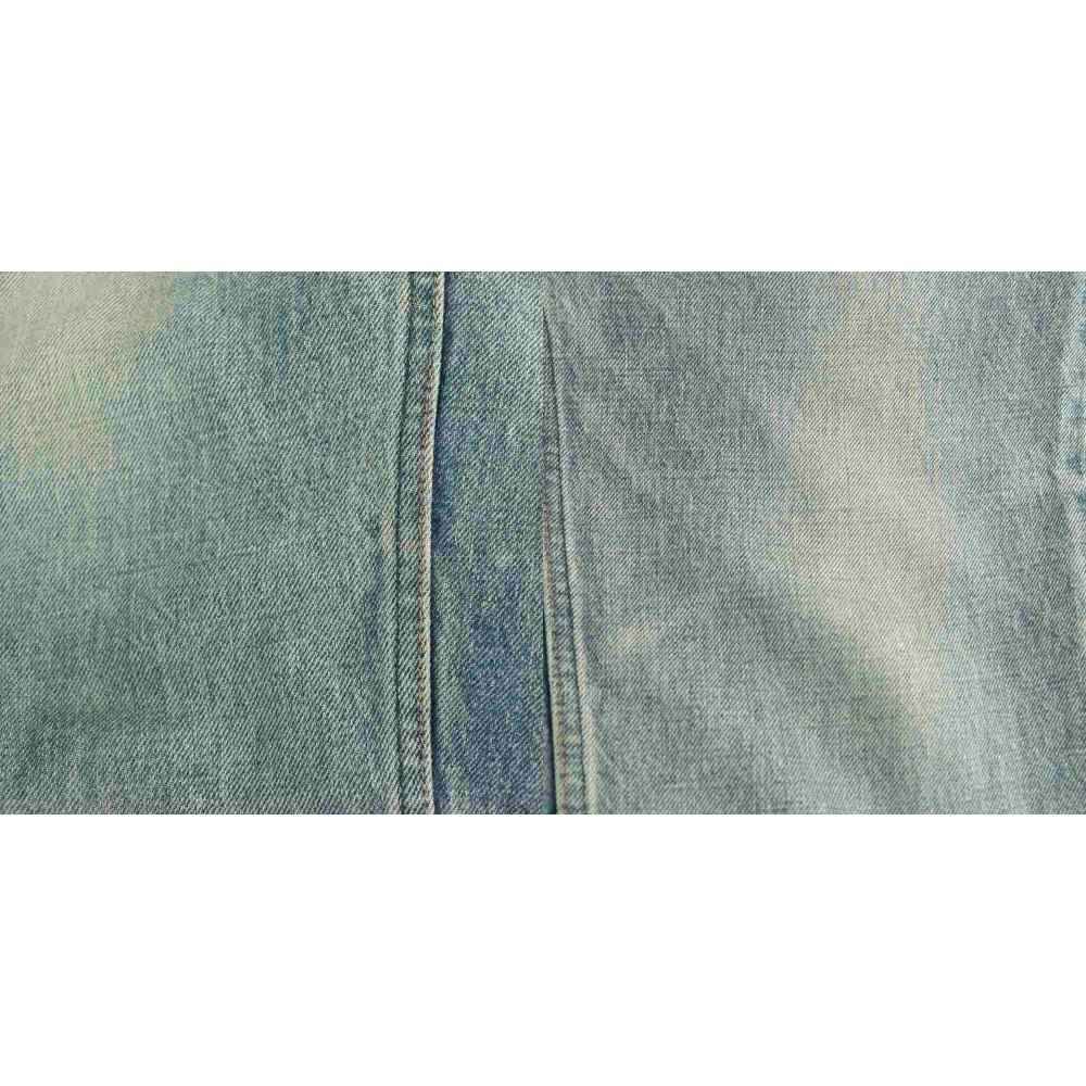 Celine Triomphe Gourmette Straight Denim Pants Jeans 27 Blue CX — view 9