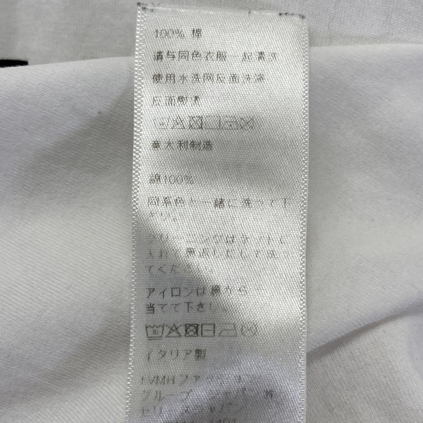 Celine White Cotton Logo Print T-Shirt — view 4