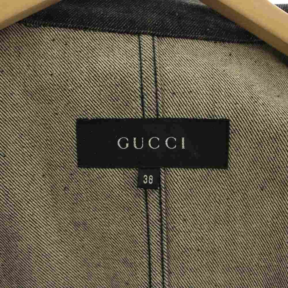 Gucci Sherry Line Denim Jacket 38 Black HN — view 6