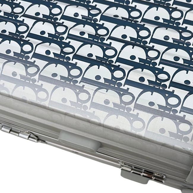 Dior Rimowa Suitcase Cabin Silver Navy Indigo Oblique 925.90 Carry Case 4 — view 9