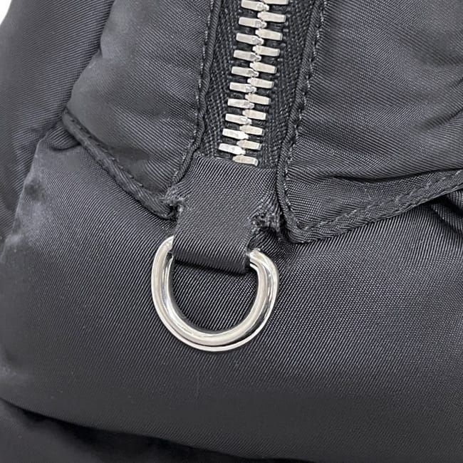 Prada 2-Way Bag Bomber Black Nero Re-Nylon Boston Nylon — view 9