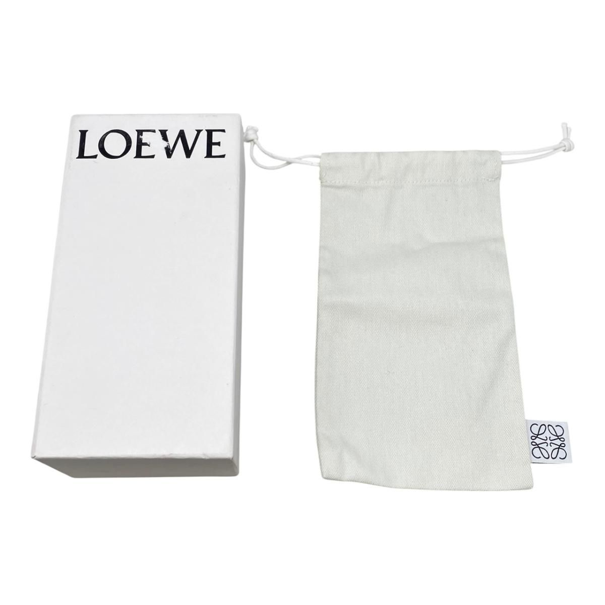 Loewe Bracelet Anagram Logo 110.10.024 Calfskin Black Brown Silver — view 9