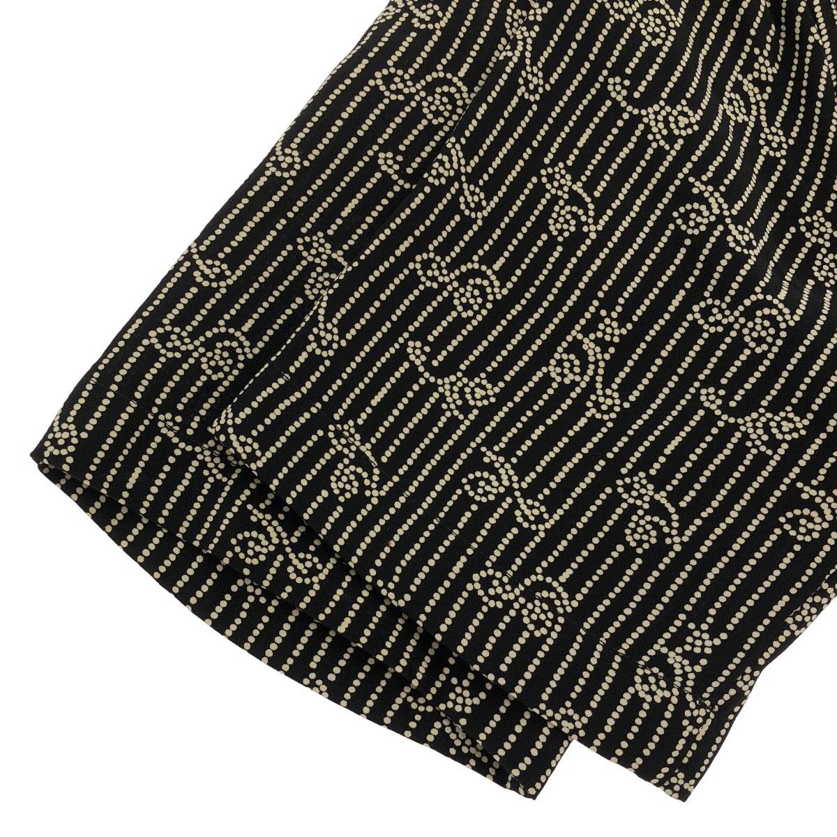 Saint Laurent Paris Short Sleeve Silk Shirt Black 36 — view 4