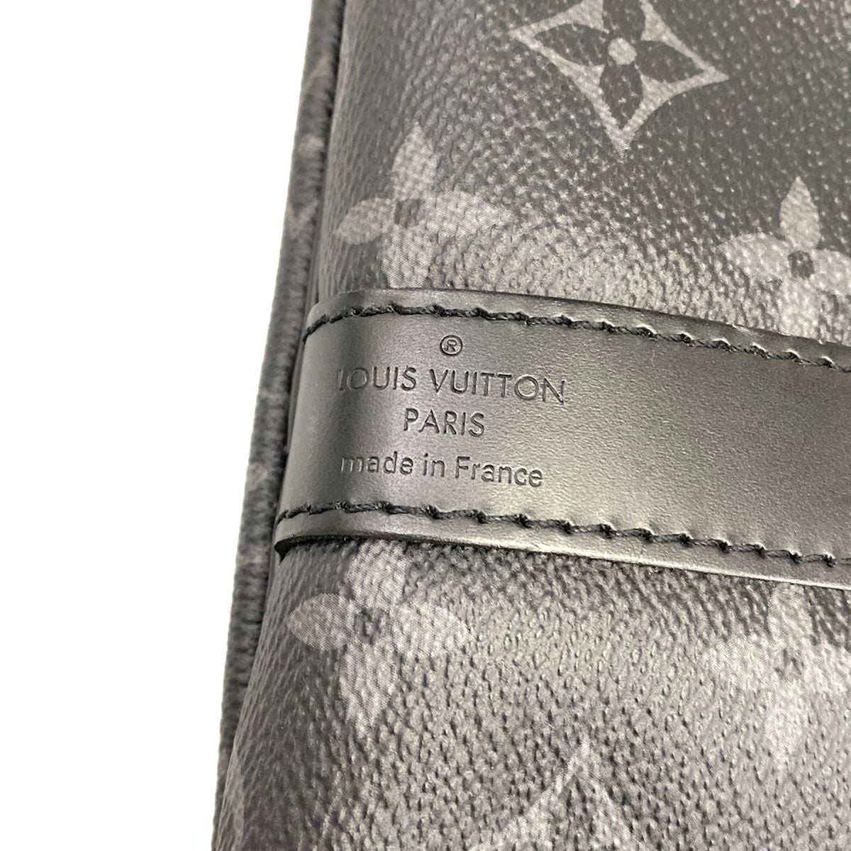 Louis Vuitton Boston Bag Monogram Eclipse Keepall Bandouliere 55 — view 9