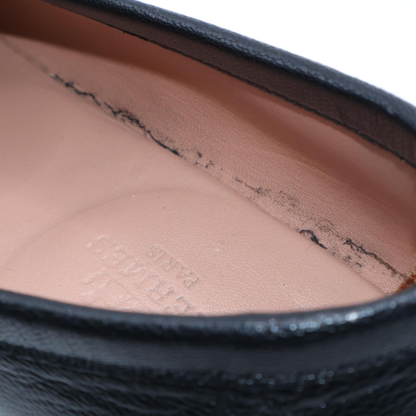 Hermes Moccasins Paris Chevre Leather Loafers — view 9