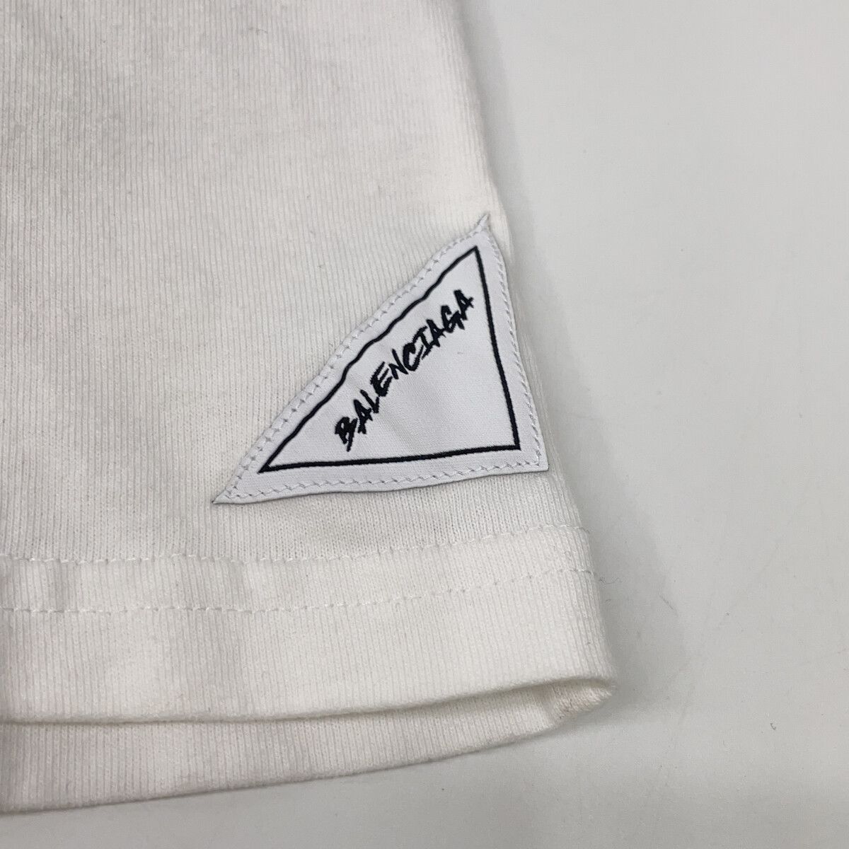 Balenciaga White Shifted T-Shirt — view 7