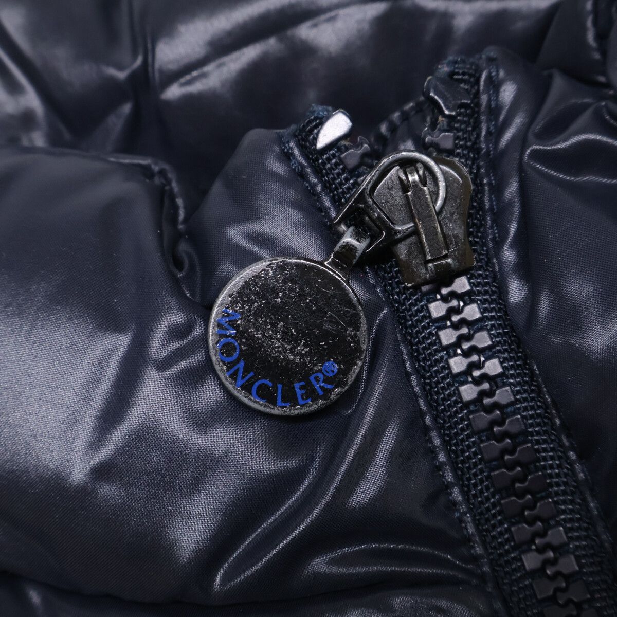 Moncler Down Jacket Navy — view 9