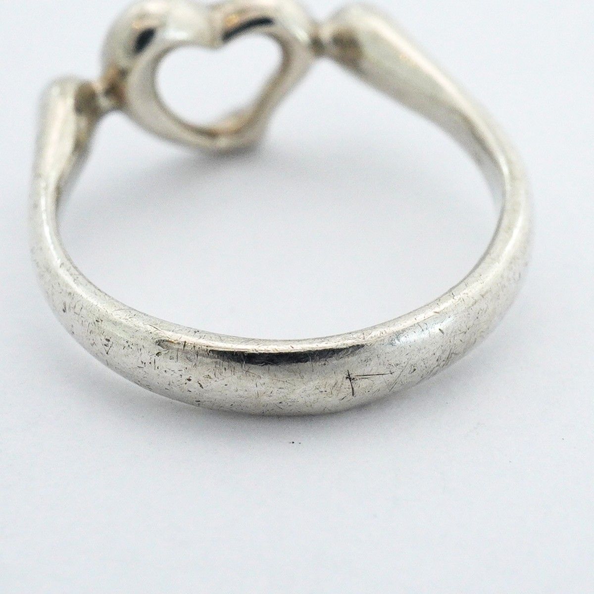 Tiffany & Co Ring Open Heart 925 Sterling Silver — view 7