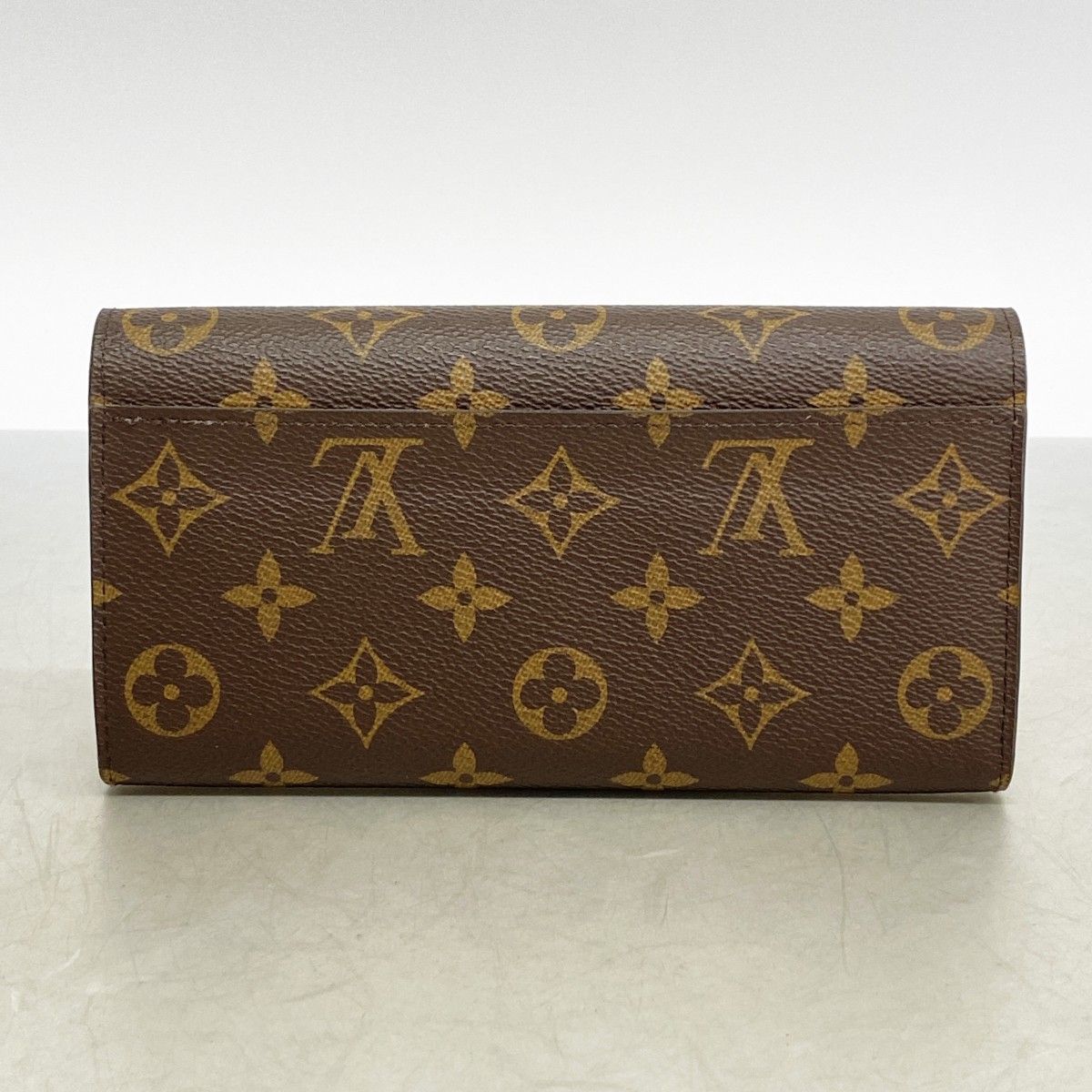 Louis Vuitton Wallet Monogram Portefeuille Sarah Brown Coquelicot — view 9