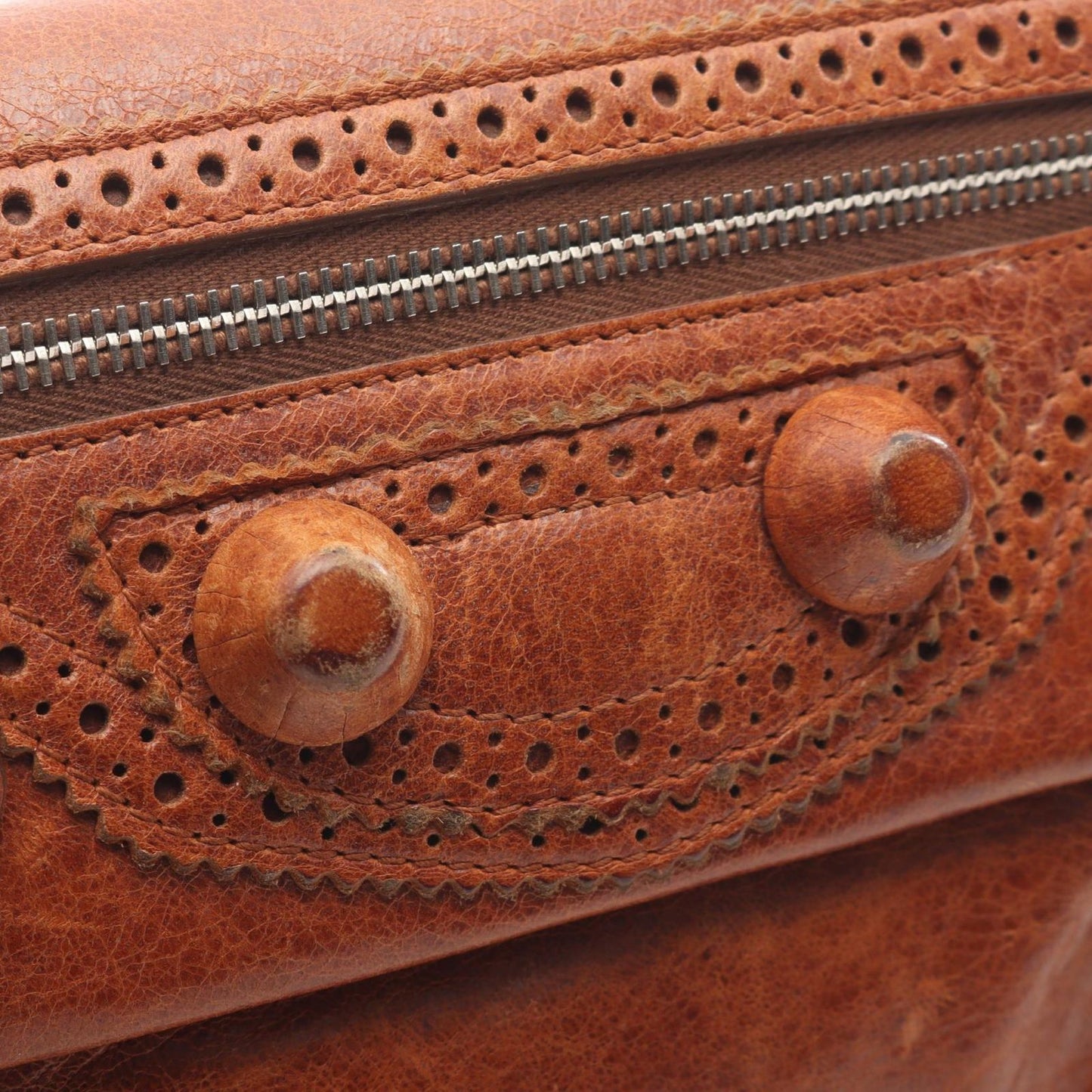 Balenciaga Clutch Giant Envelope Brown Leather Classic — view 9