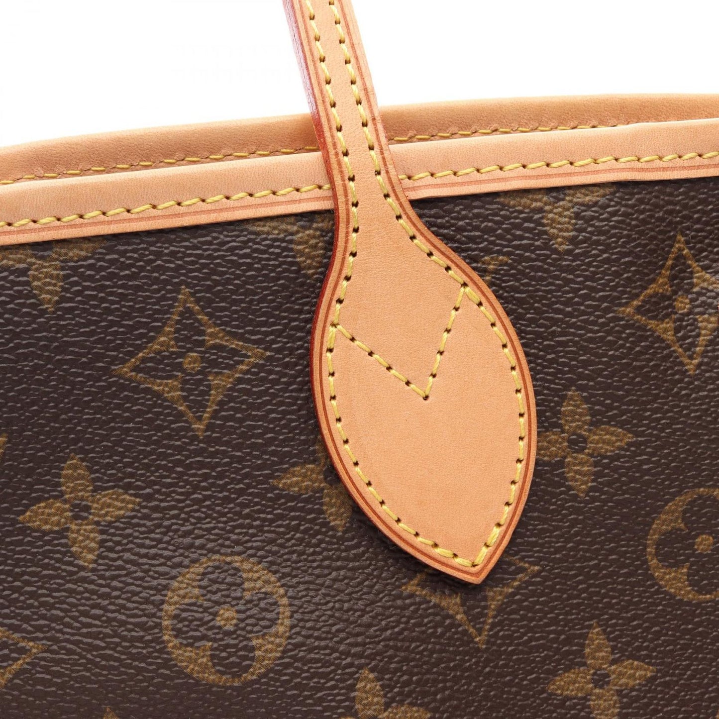 Louis Vuitton Tote Neverfull PM Canvas Leather — view 9