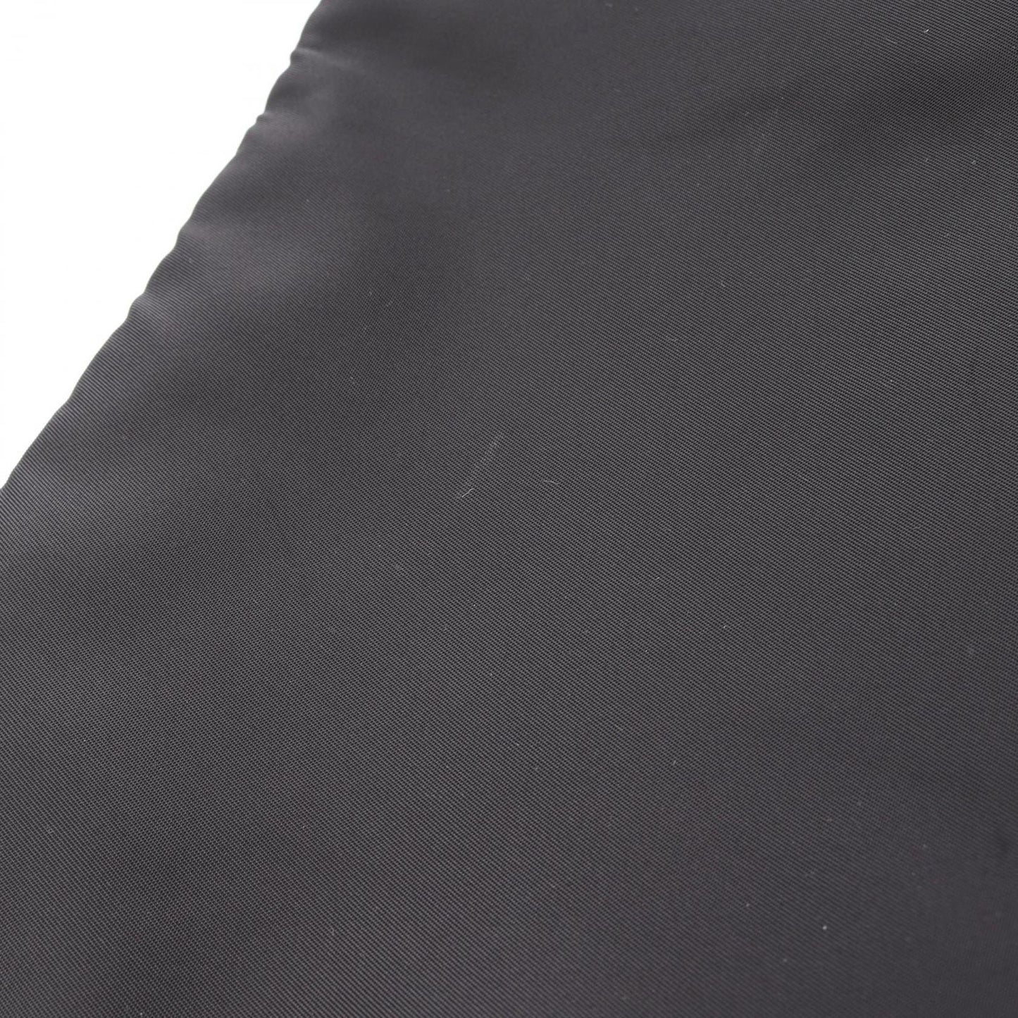 Prada Tote Triangle Logo Black Nylon Leather Shoulder — view 9