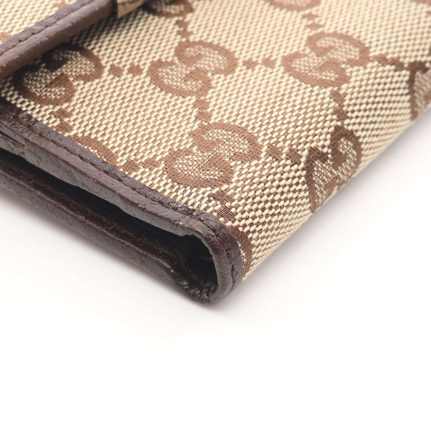 Gucci Hook Wallet GG Canvas Beige Bifold — view 8