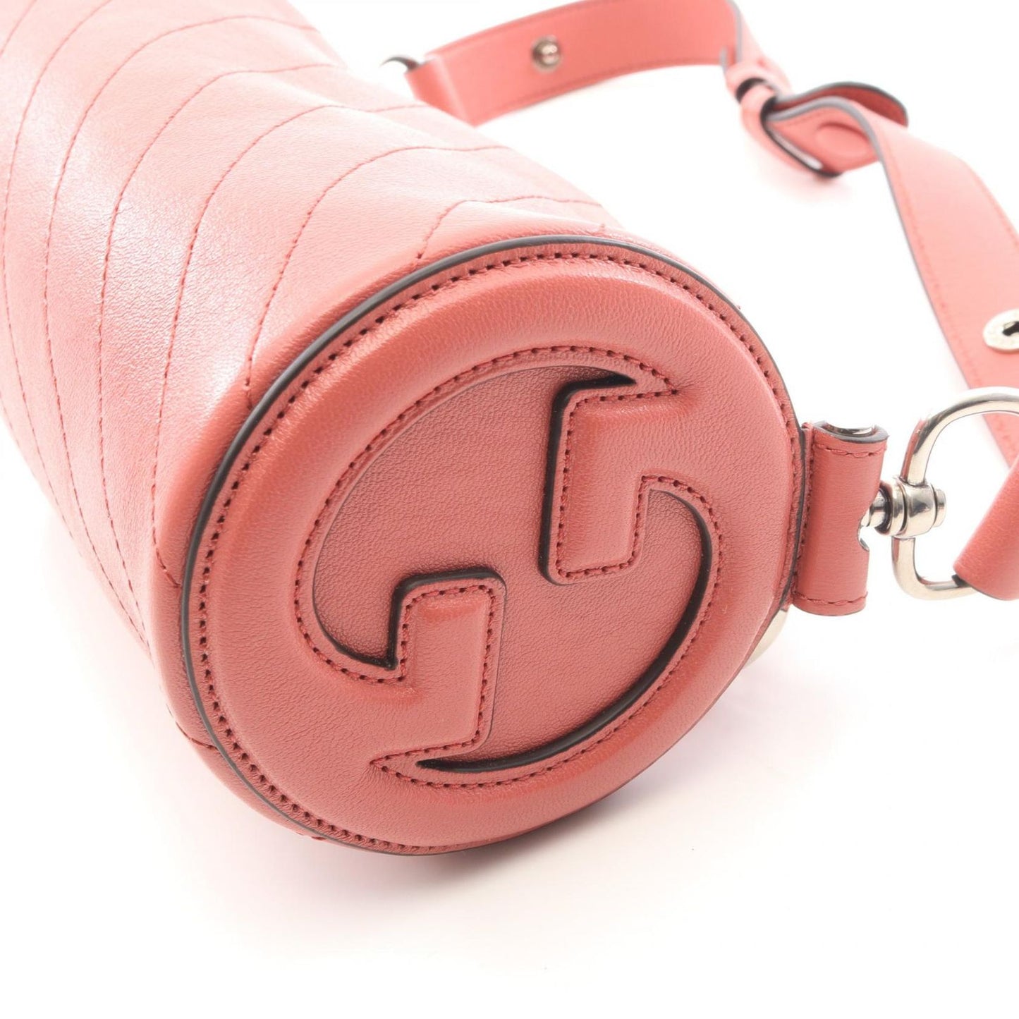 Gucci Shoulder Bag Blanc Di Pink Leather Di Mini — view 8