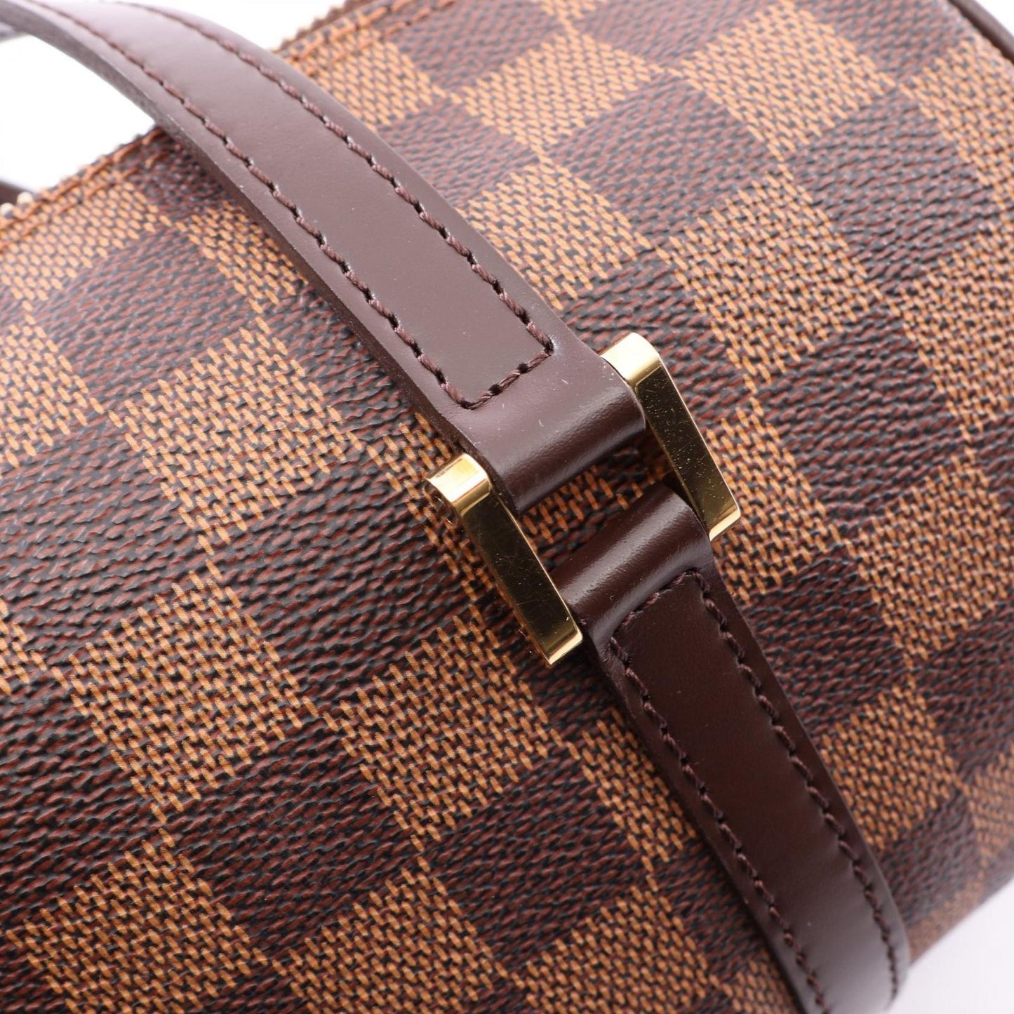 Louis Vuitton Handbag Papillon 26 Damier Ebene Canvas Leather PM — view 9