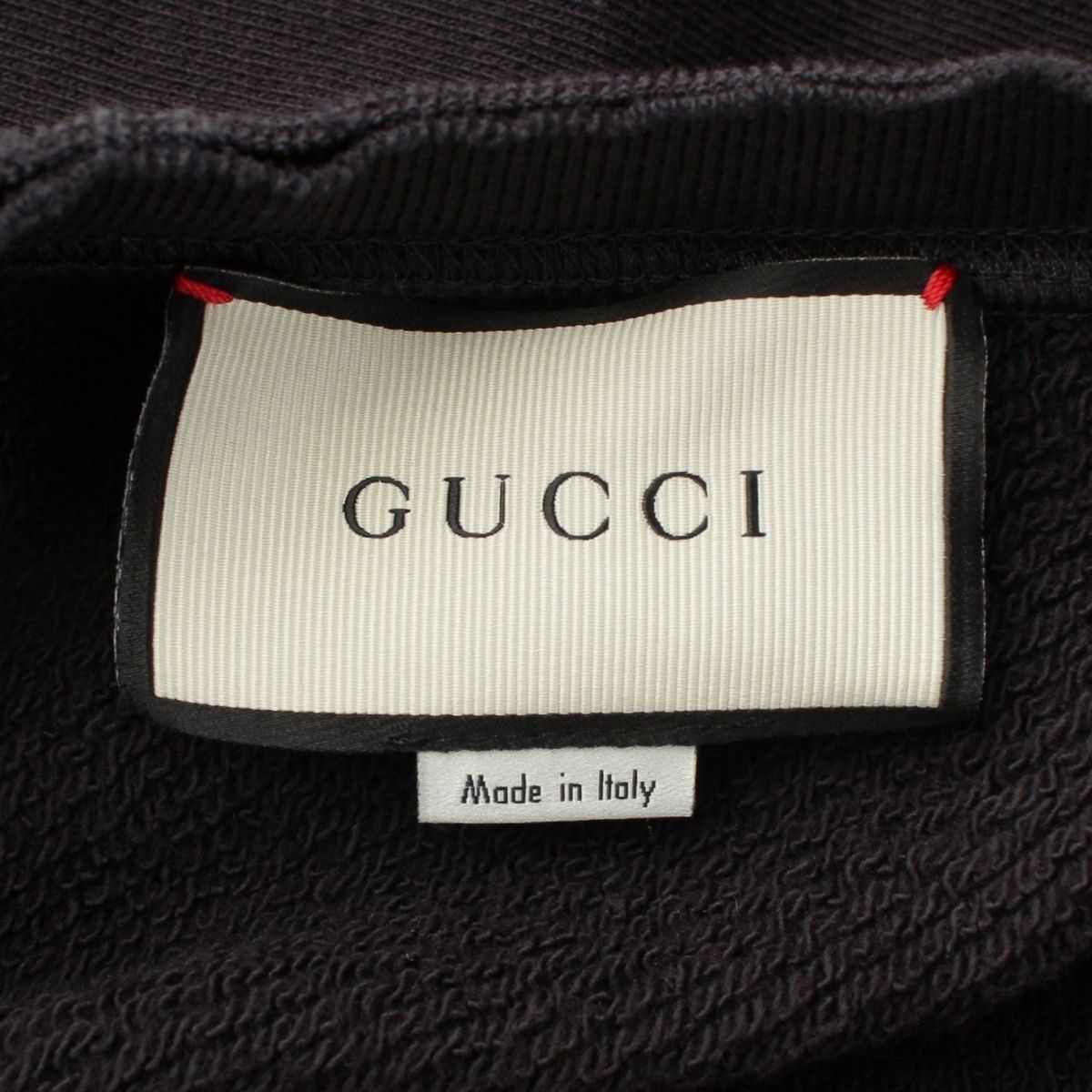 Gucci Black Cat Logo Print Sweatshirt — view 9