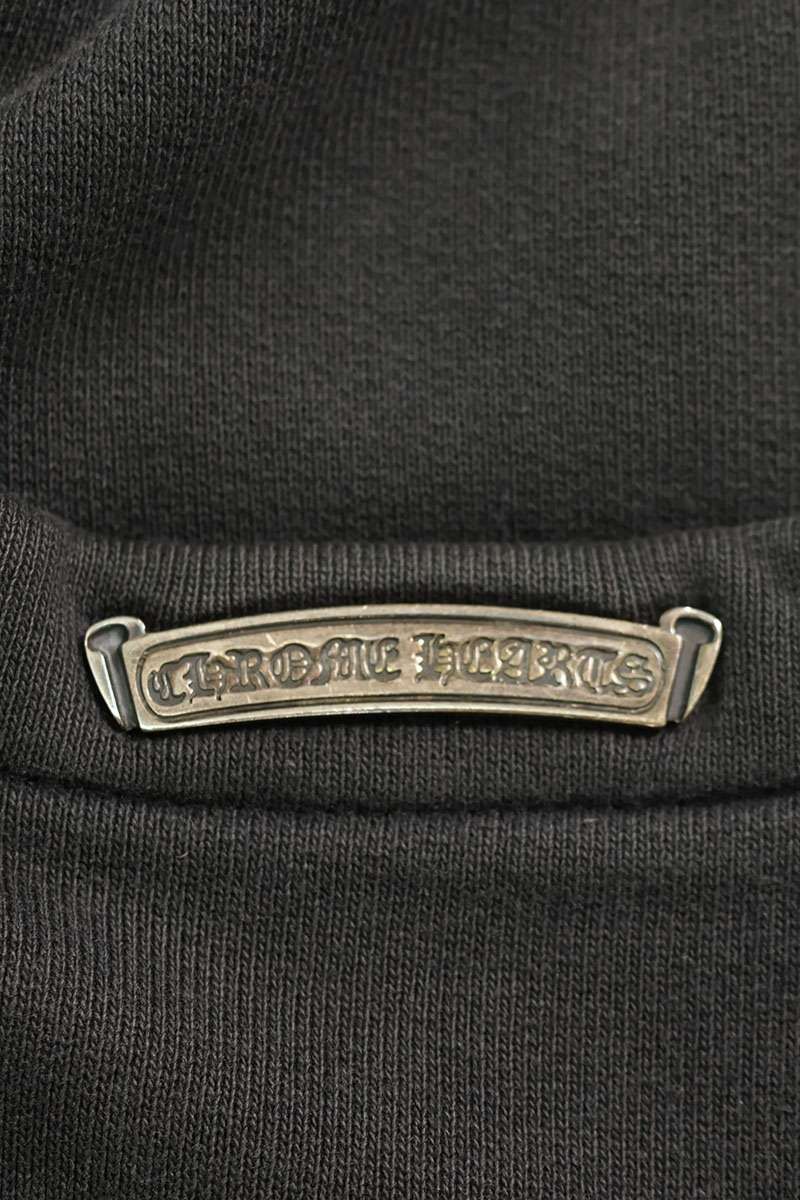 Chrome Hearts Not Gyn Paper Jam 3 Cemetery Cross Leather Patch Sweatshirt Long — view 5