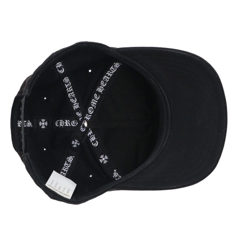 Chrome Hearts Trucker Cap Denim Ch Cross Stitch Cap Hat with Ball — view 3