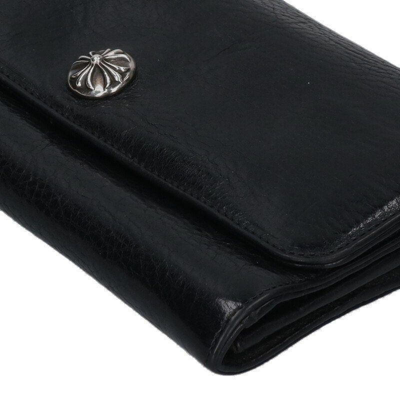 Chrome Hearts Judy Cross Button Leather Wallet — view 5