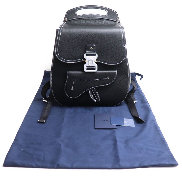 Dior Gallop Saddle Backpack Black — view 7