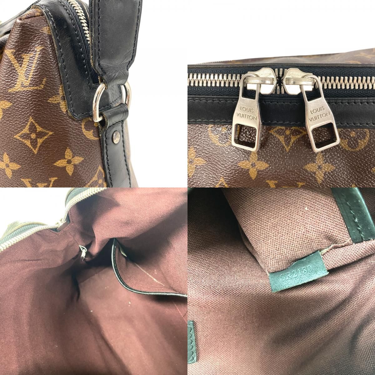 Louis Vuitton Torres Monogram Macassar Leather Shoulder Bag Brown — view 8