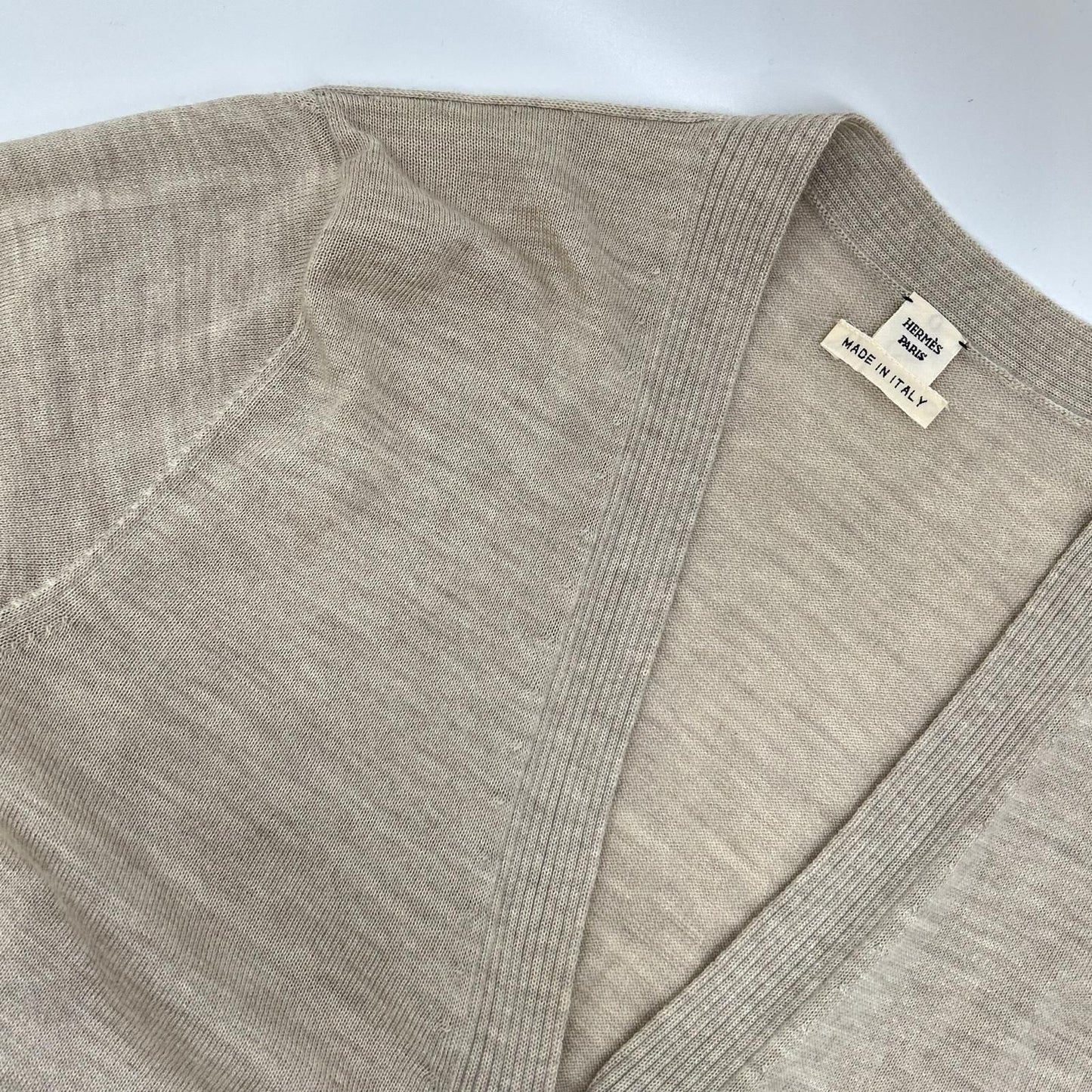 Hermes Era Series Button Cashmere Cardigan 36 — view 9