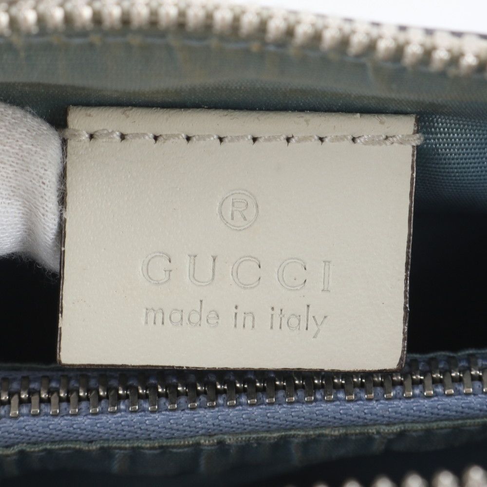 Gucci Sega Collaboration Guccy Print Leather Shoulder Bag Crossbody — view 9