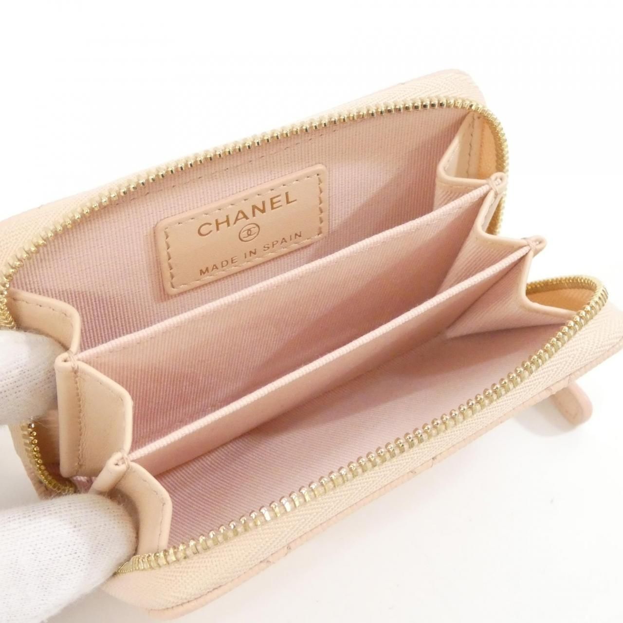 Chanel Coin Case Coin Purse Pink — view 5