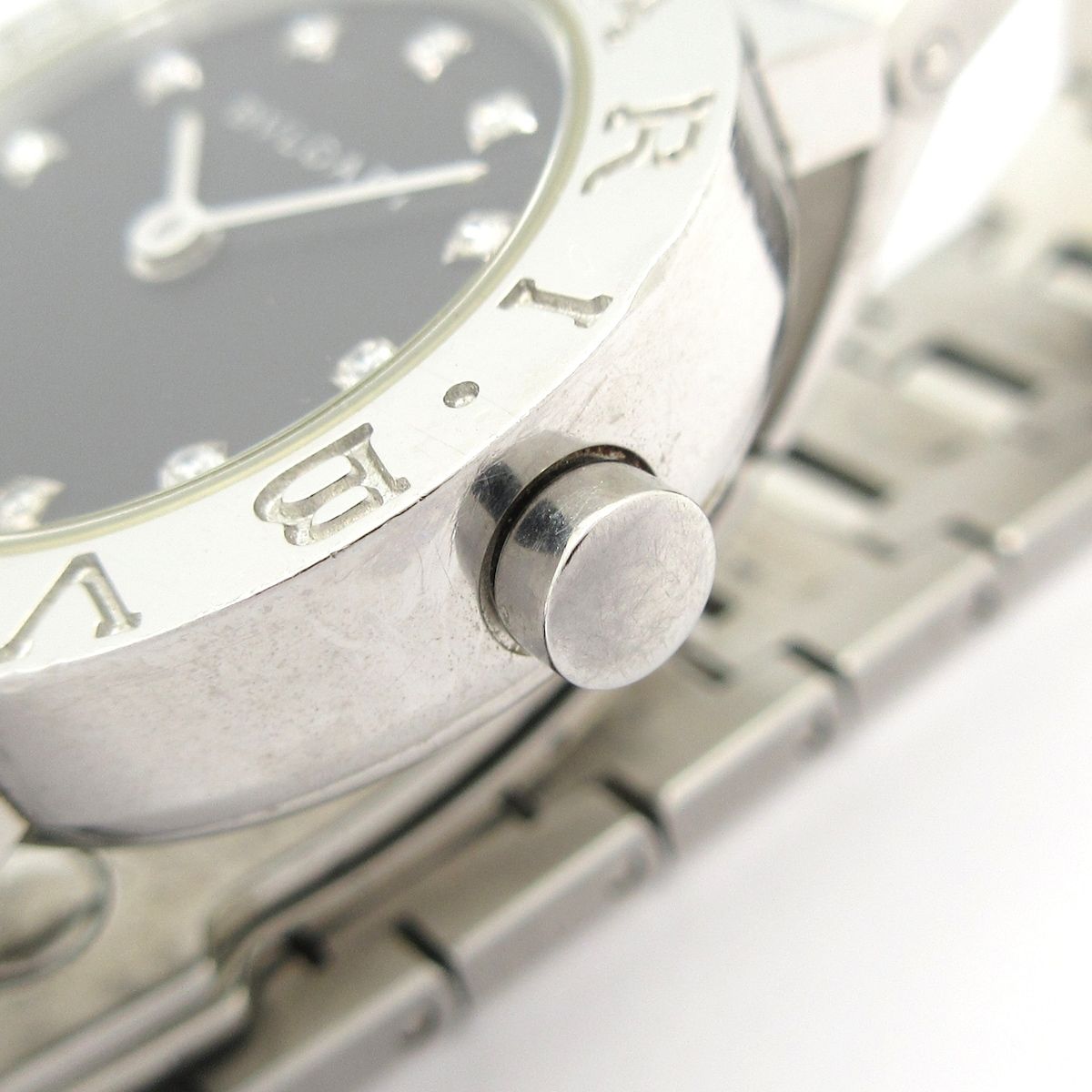 Bvlgari Watch Diamond Index Black — view 9