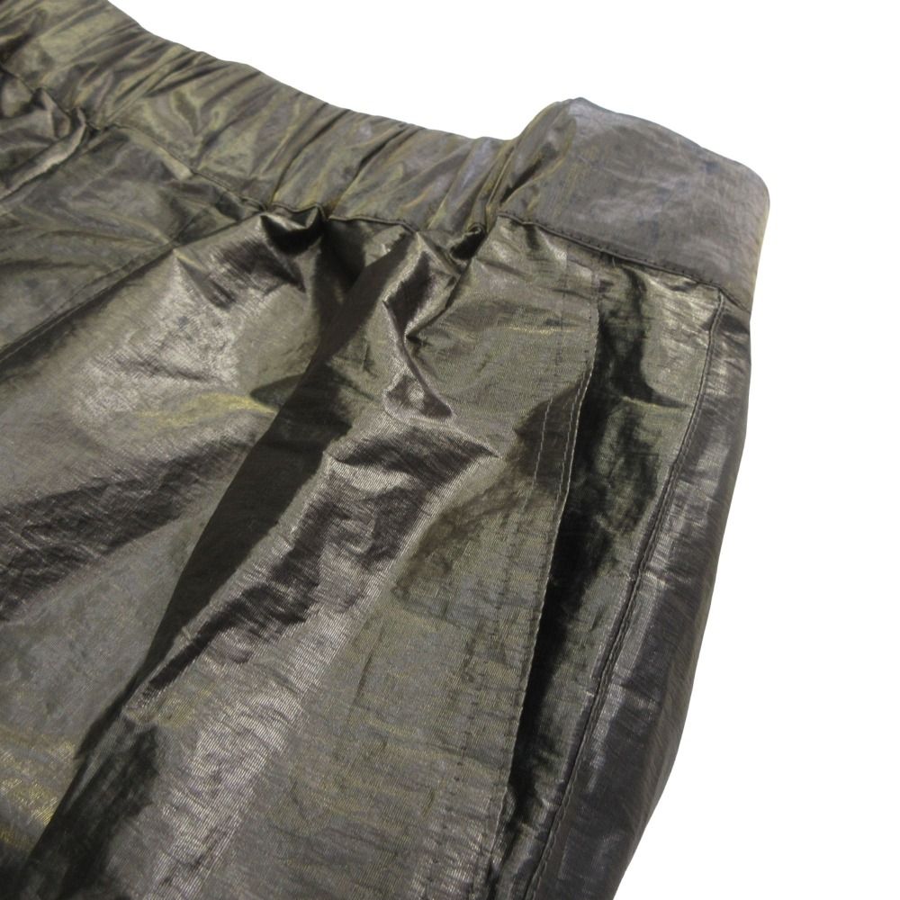 Fendi Woven Fabric Cargo Work Pants Aurora Metallic Brown — view 9