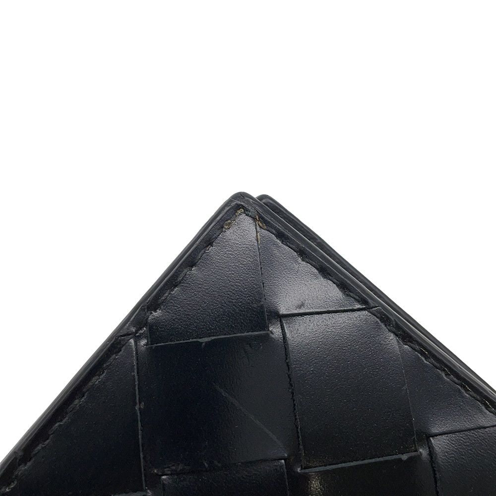 Bottega Veneta Wallet Intrecciato Leather Black — view 9