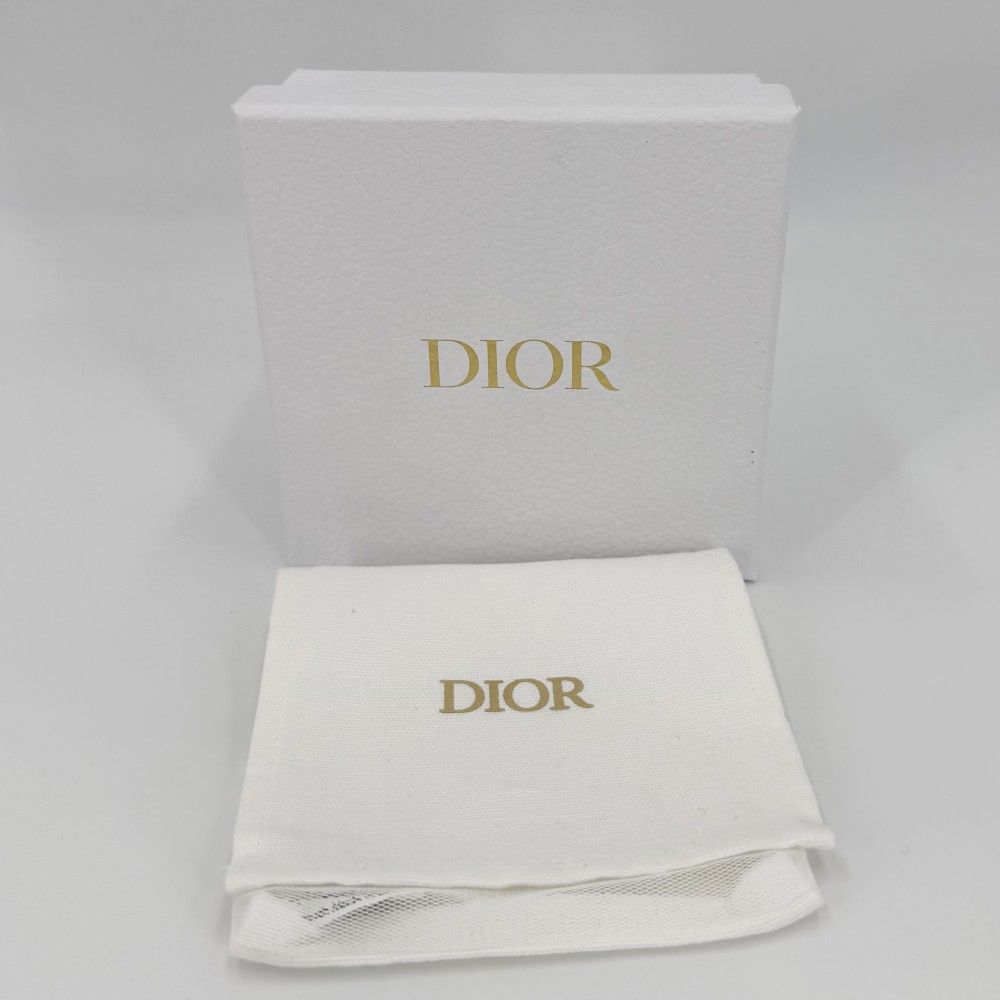 Dior Necklace Double Strand Petit CD Star Rhinestone Gold — view 7