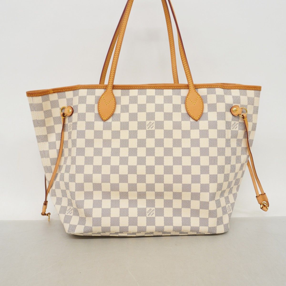 Louis Vuitton Tote Damier Azur Neverfull White — view 9