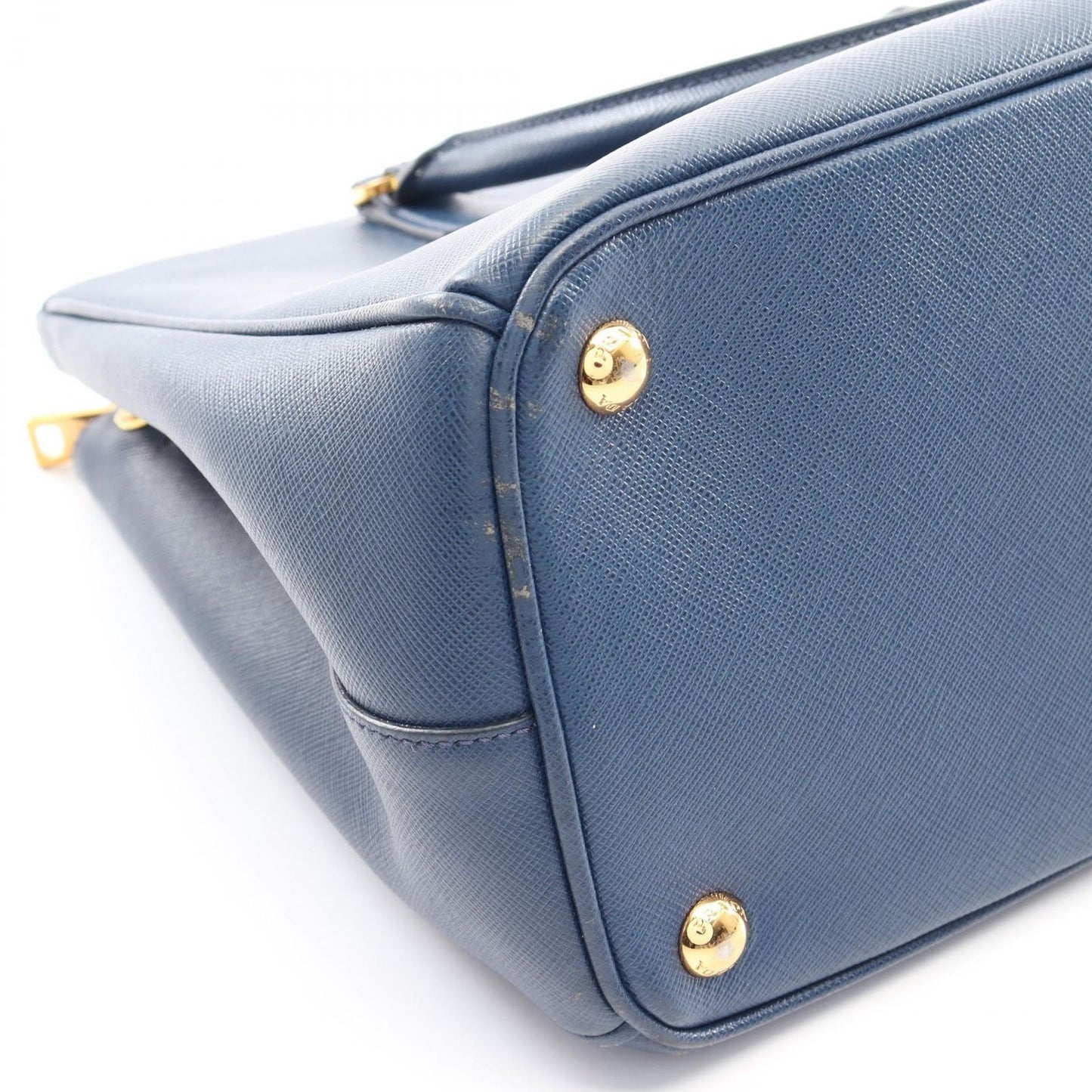 Prada Handbag Saffiano Lux Galleria 2-Way Blue Leather Tote — view 9