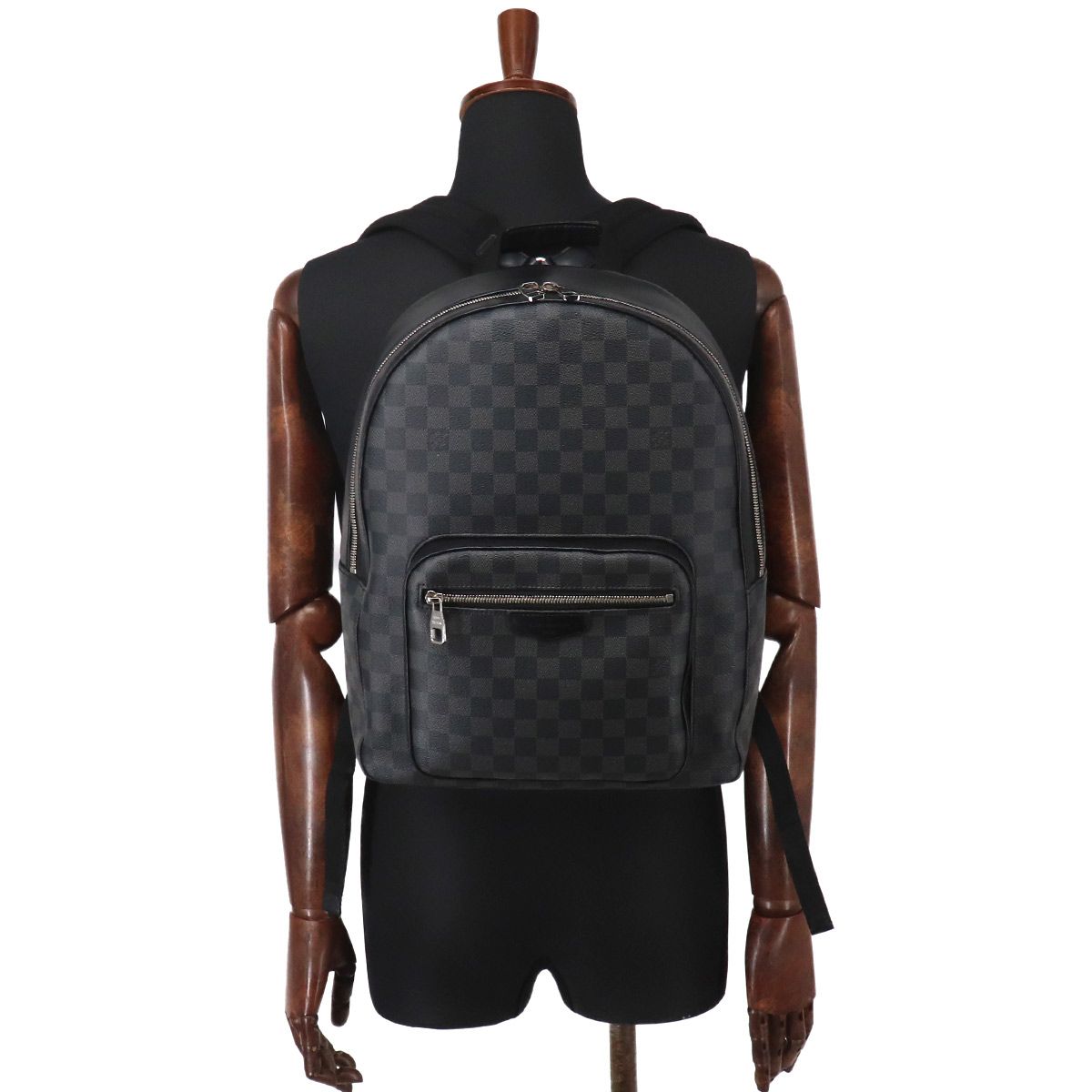 Louis Vuitton Damier Graphite Josh Backpack Black Gray — view 9