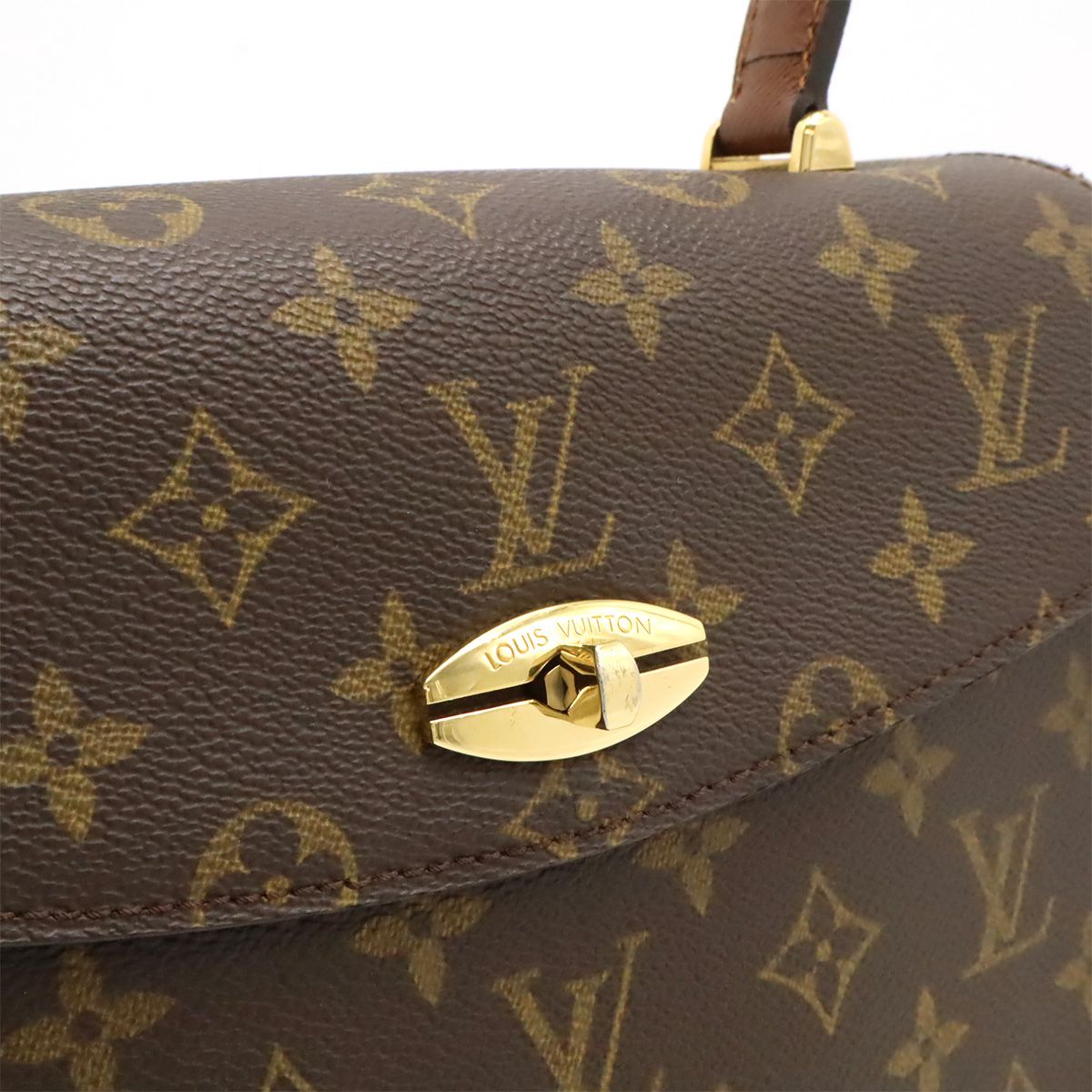 Louis Vuitton Monogram Malesherbes Handbag Flap — view 8