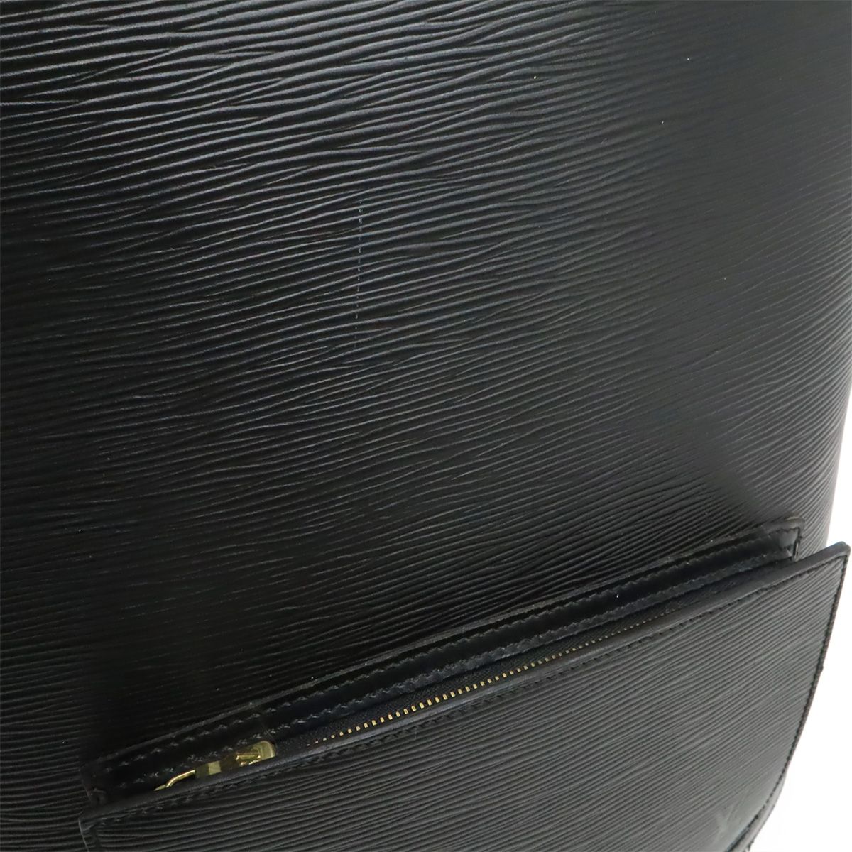 Louis Vuitton Epi Cobran Backpack Shoulder Bag Leather Noir Black — view 8