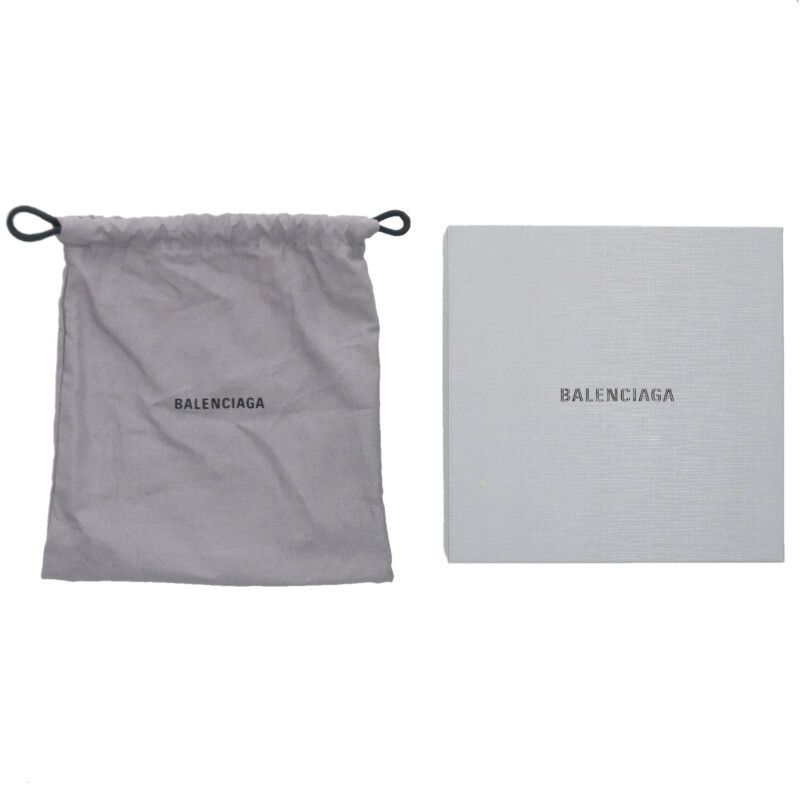 Balenciaga BB Logo Buckle Leather Belt 85 — view 5
