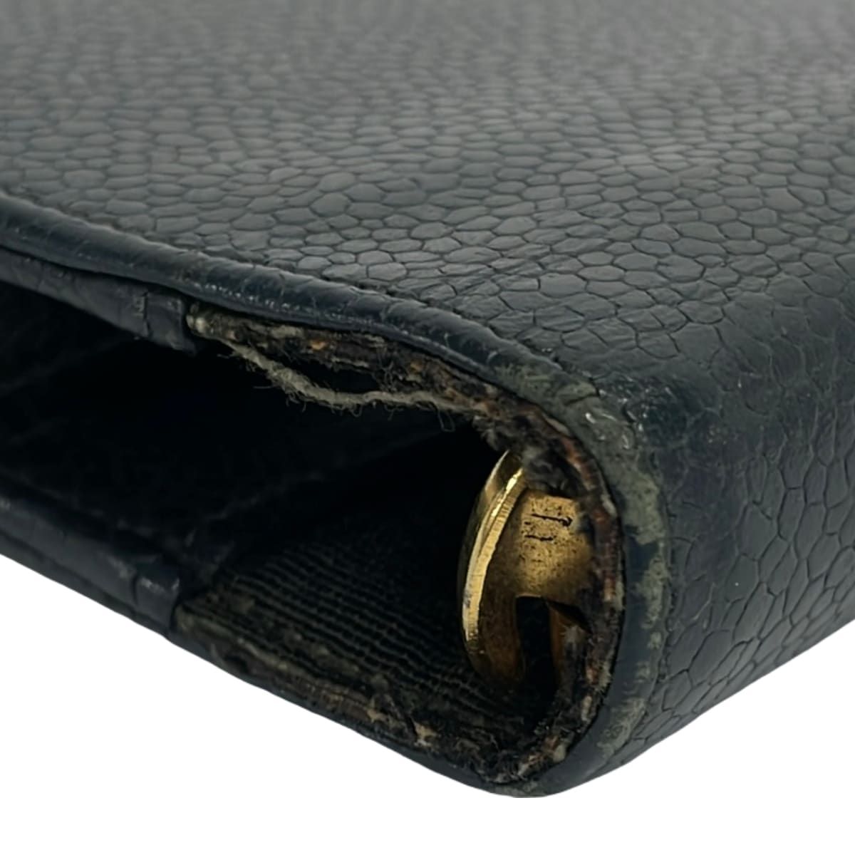 Chanel Notebook Dark Green CC Logo Gold Agenda — view 6