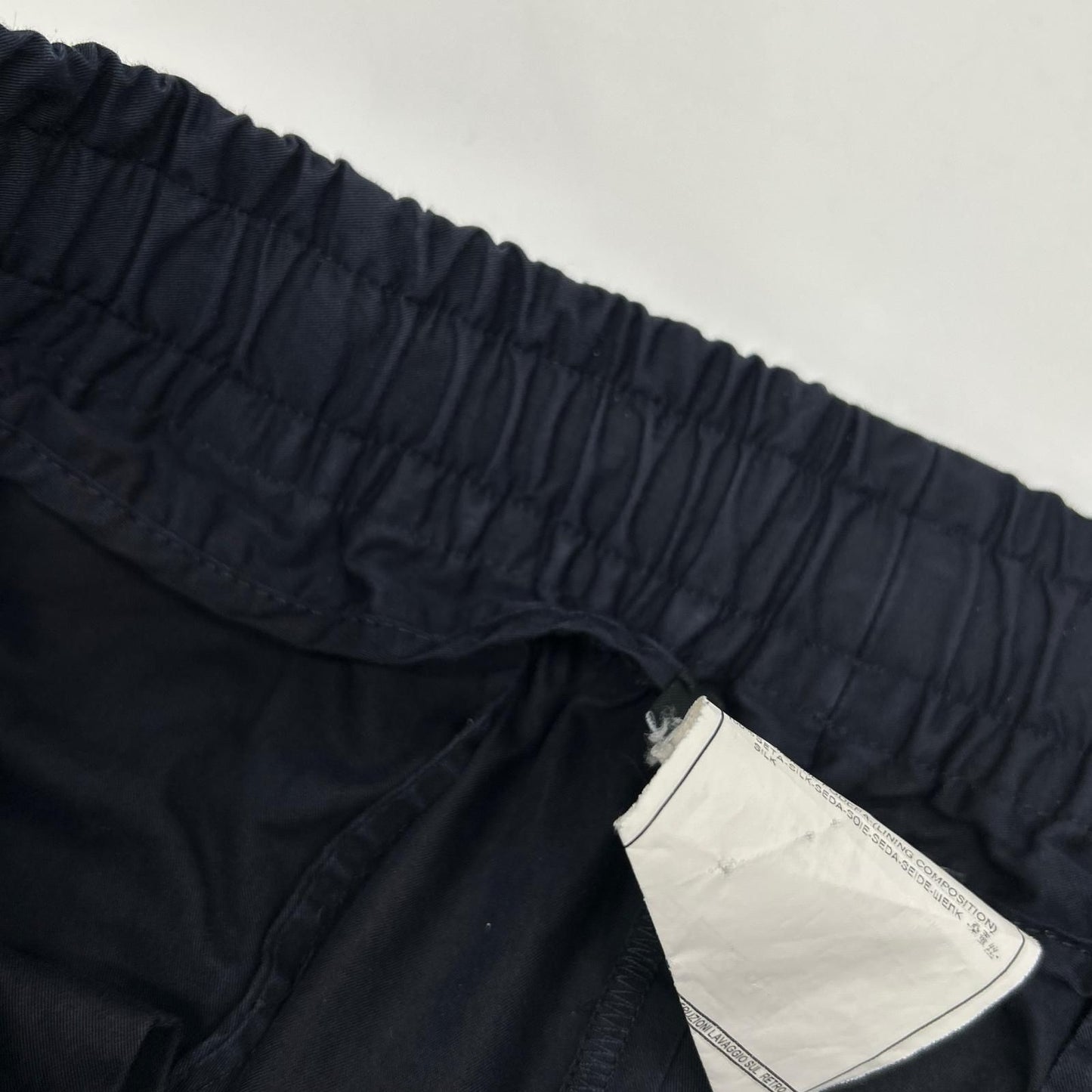 Dolce & Gabbana Navy Cotton Silk E-ji-pants 50 — view 9