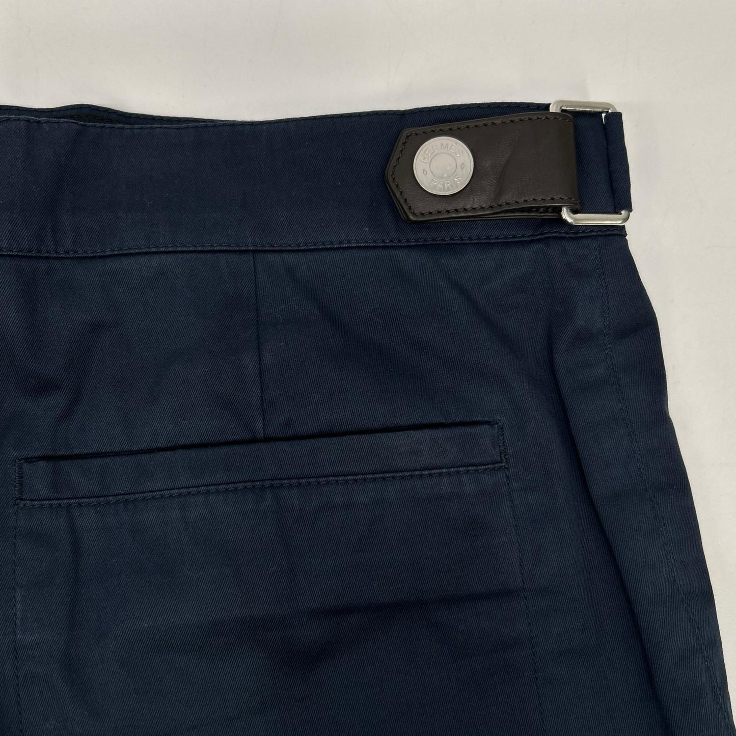 Hermes Navy Series Button Shorts 38 — view 8