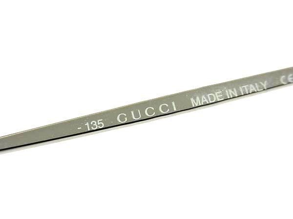 Gucci Sunglasses S Silver Lens Clear Purple Metal Child Eyewear — view 4