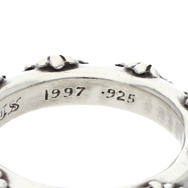 Chrome Hearts Cross Band Silver Ring — view 5