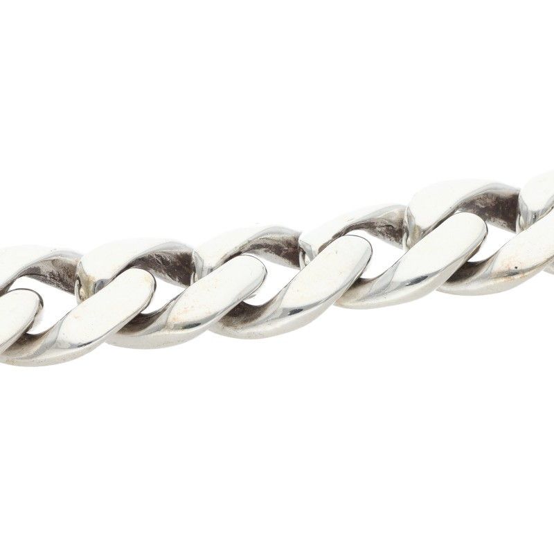 Chrome Hearts Small Clsc Chn Lnk Small Classic Link Clip Silver Bracelet — view 5